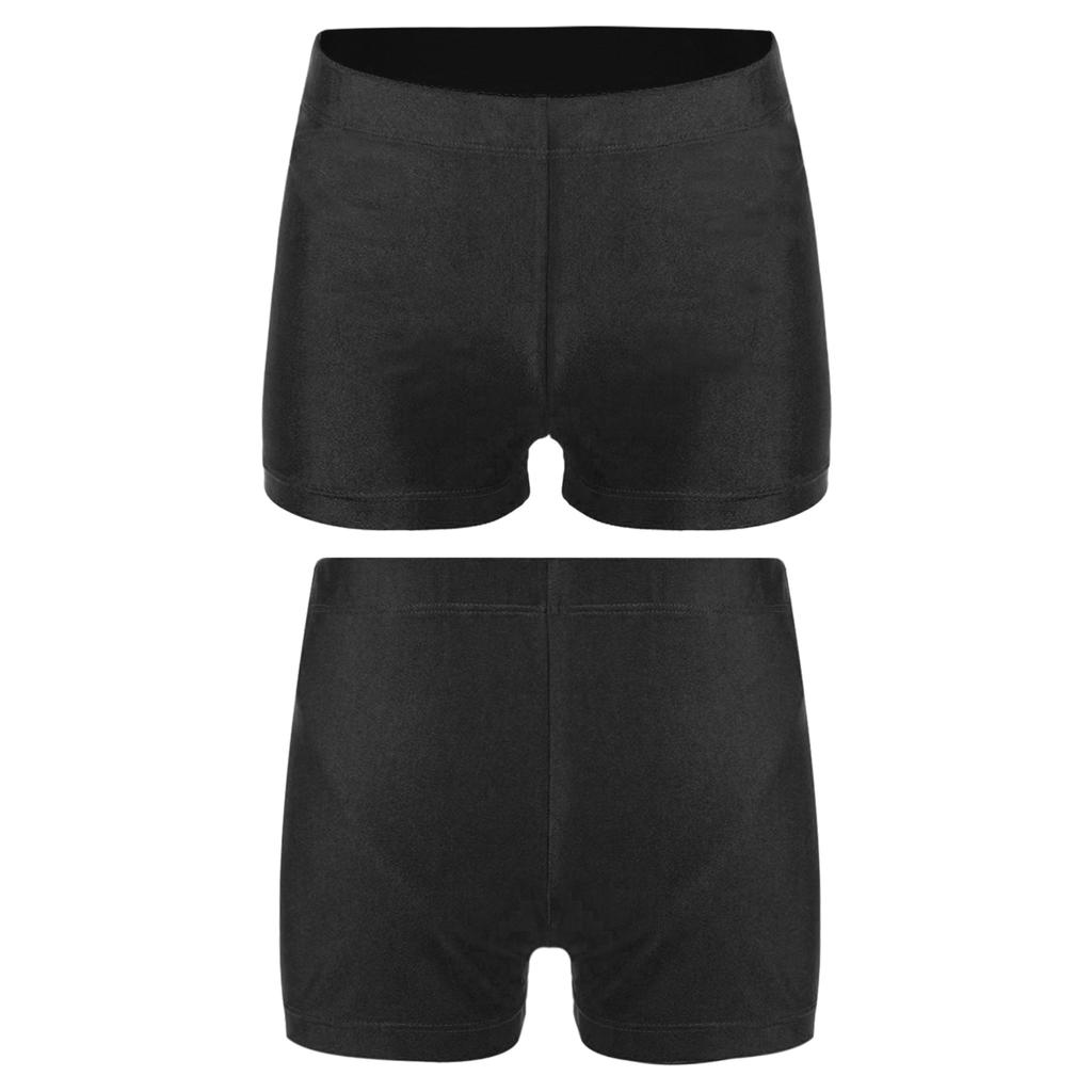 Boys Slim Fit Training Hot Shorts Elastic Waistband Gymnastics Dance Running Shorts Bottoms
