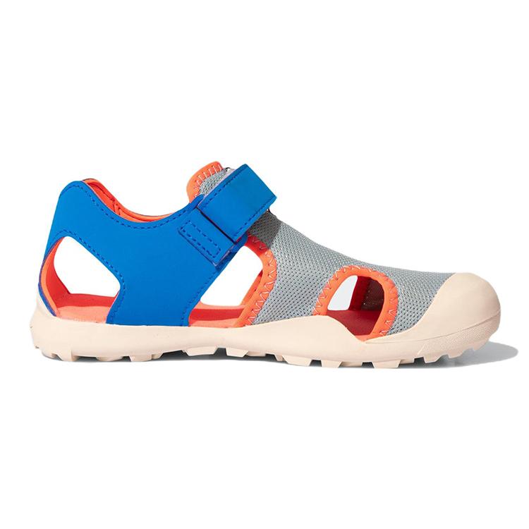 adidas Детские сандалии Captain Toey K, удобные и дышащие, серо-синие, для детей, GY5088