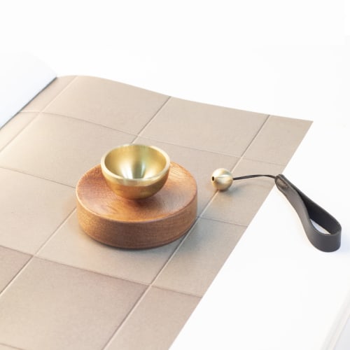 Mini Orin (Small But Great Sound) - Brass Singing Bowl with Long-Lasting Sound - Portable and Perfect for Buddhist Altars