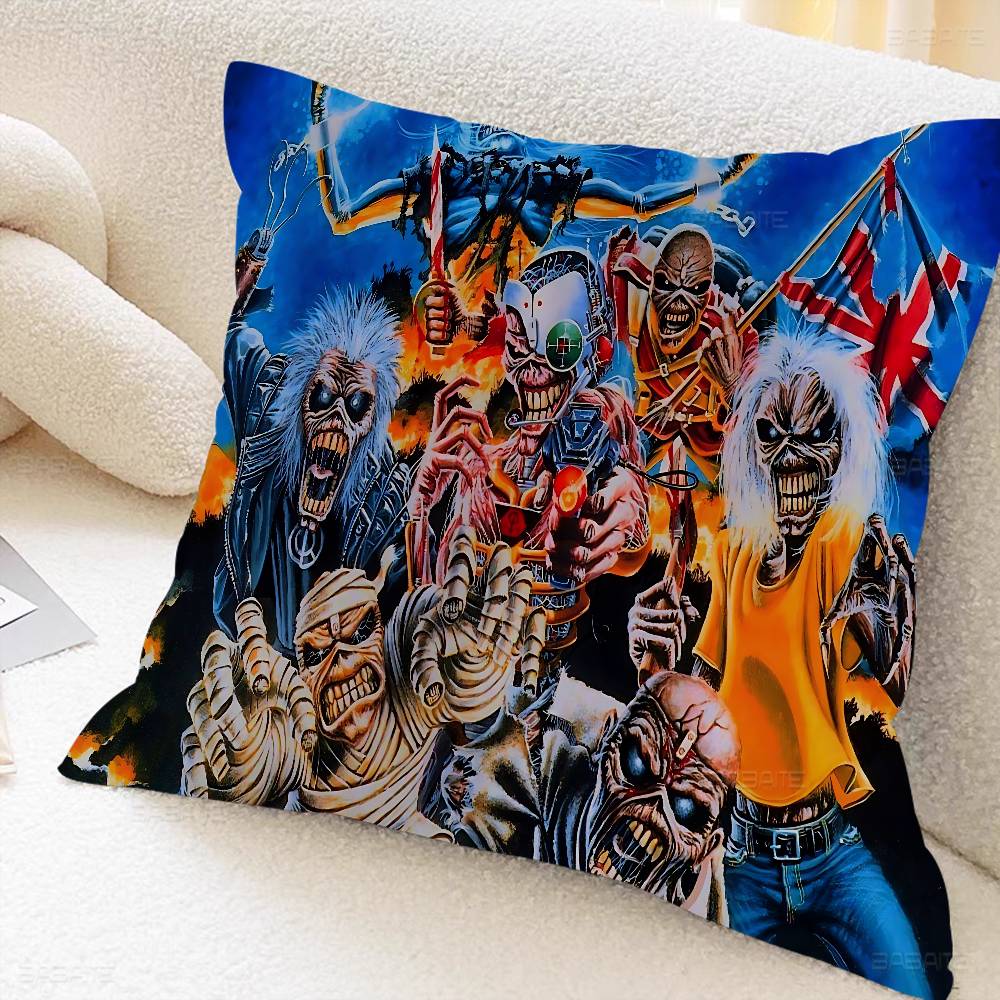 Крутая Подушка-Подушка Чехол Наволочка Iron Maiden Гостиная Диван Домашний Декор На Заказ