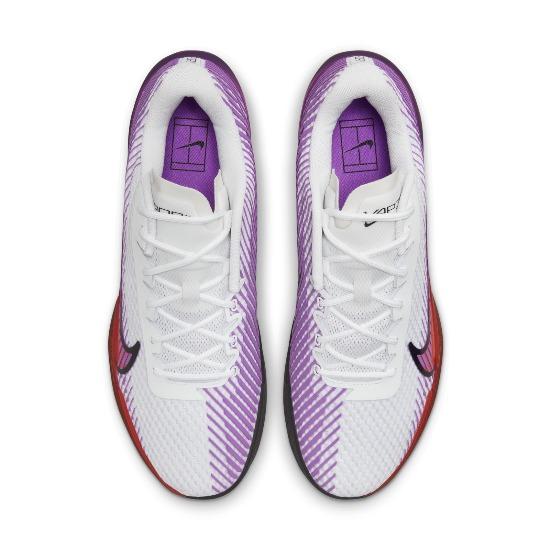 Nike Court Air Zoom Vapor 11 Low White Picante Fuchsia - DR6966-100