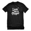 Мужская футболка с коротким рукавом 'Living on a Prayer' Унисекс