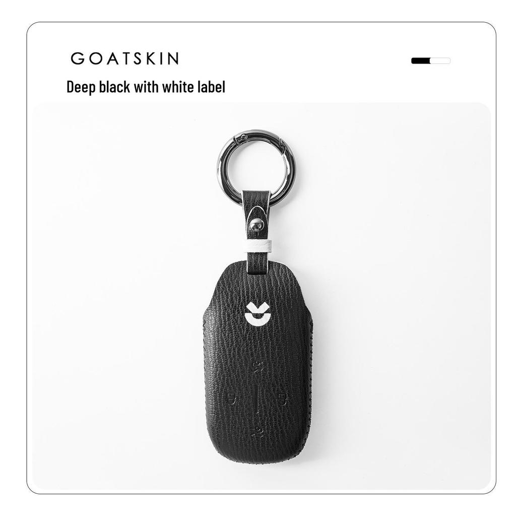 Nio ES8/ET9/ES9 Car Key Case - Premium Leather Protective Shell with Buckle for Men & Women