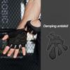 Silicone Half-Finger Gloves Sweat-Proof Gym Gloves Outdoor Yoga Gloves  Women Men