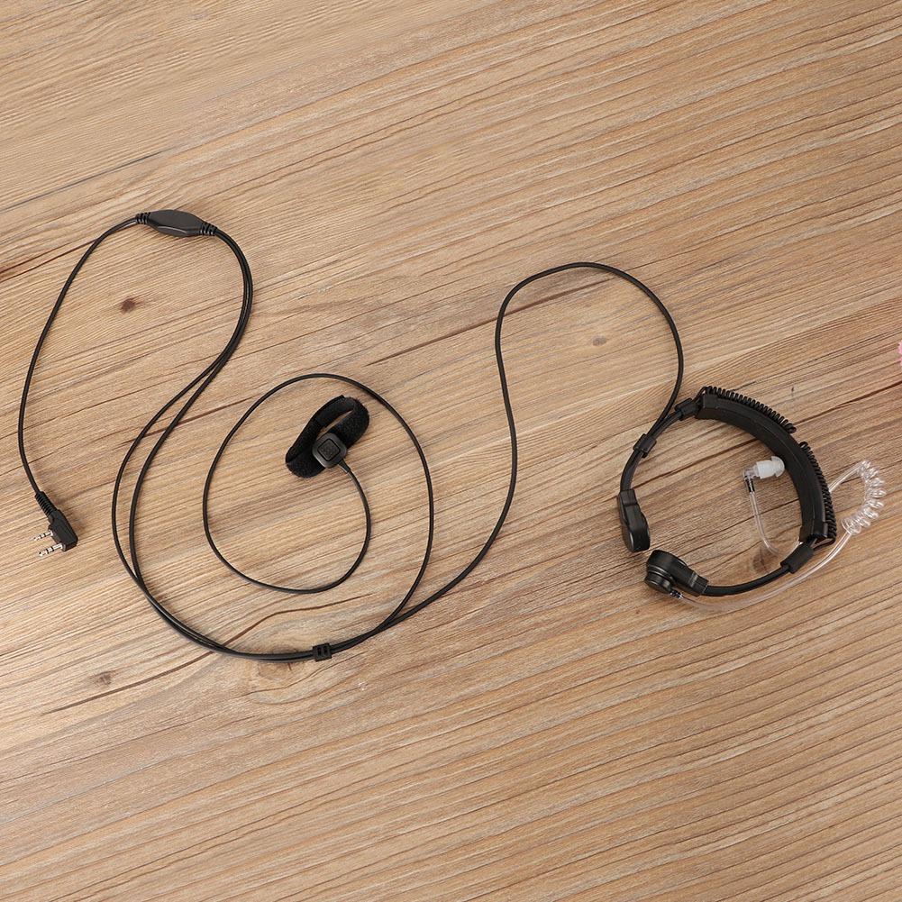 Throat Control Microphone Mic Earpiece Headset for Walkie Talkie UV 5R UV 5RE UV B5