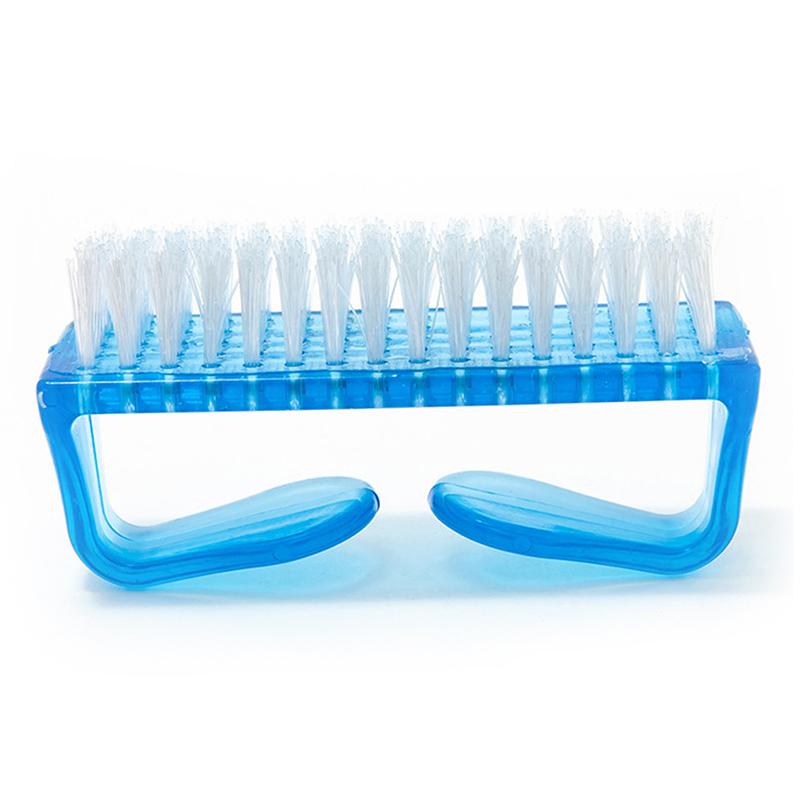 Пластиковая ручка для очистки ногтей от пыли, кисточка для чистки маникюра, педикюра, инструмент для пилки