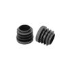25mm Round Tube Plastic Plug, Steel Tube Foot Pad, 2.5cm Furniture Leg Cover, Rubber Chair/Table Stool Protector