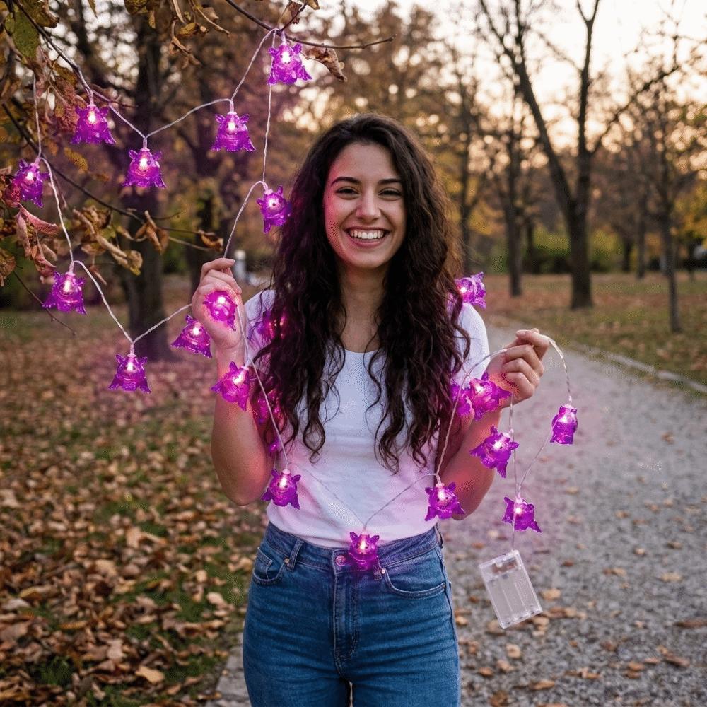 Halloween Themed LED Halloween String Lights Spider Shaped LED String Lights  Indoor Display