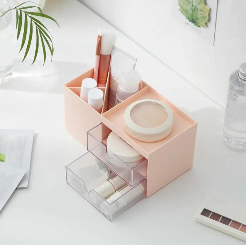 Настольный органайзер для офиса, держатель для хранения, настольный карандаш, ручка, коробка для мелочей, футляр для канцелярских принадлежностей, контейнер для косметики