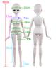 () Одежда для кукол 1/3 1/4 1/6 для BJD кукол 60/45/30 см, Игрушки для девочек DIY, Платье-юбка принцессы, Аксессуары для кукол, Без кук