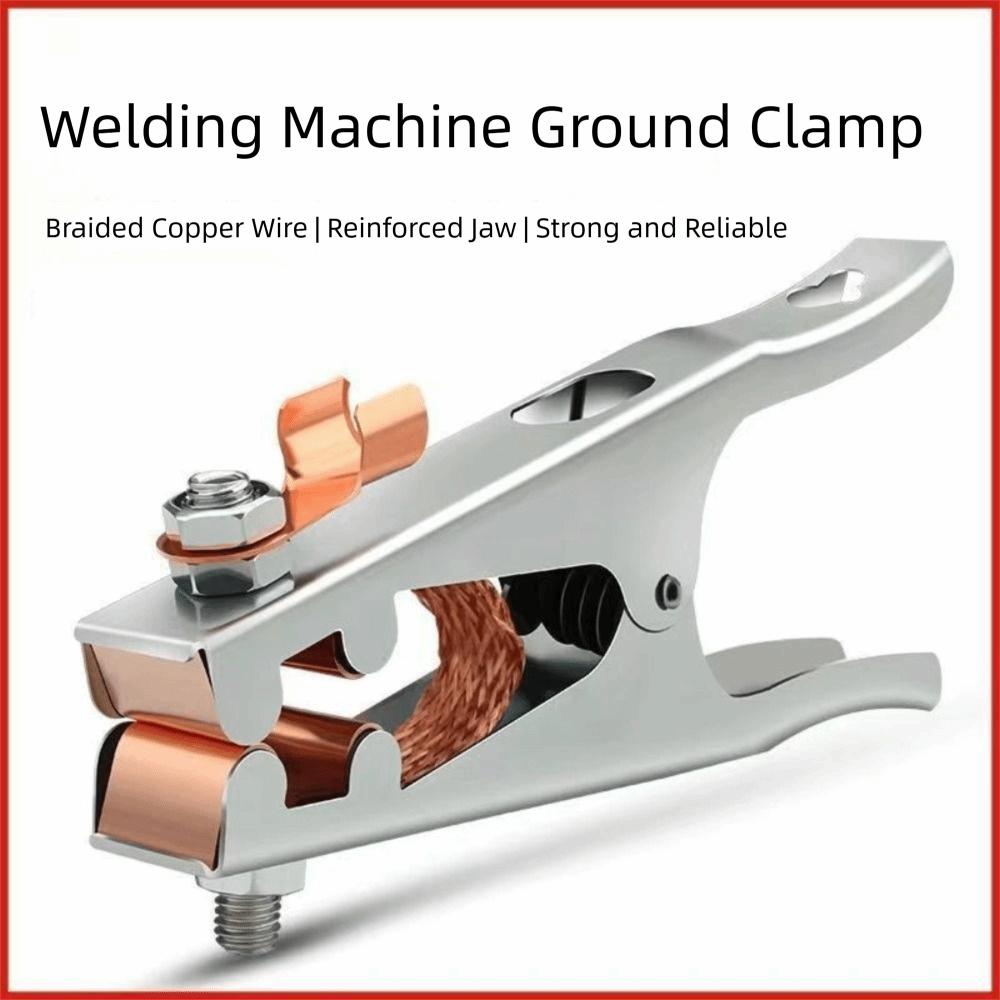 300A Гальванизированный зажим заземления Электротехническая арматура Сварочные клещи Прочный сварочный зажим заземления