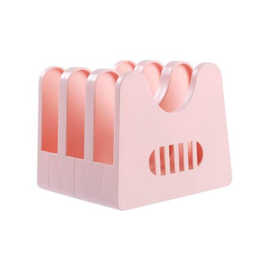 Удобный держатель крышки кастрюли, трехслойный органайзер, стеллаж для выставки товаров с гладкими краями, крышкой для резки