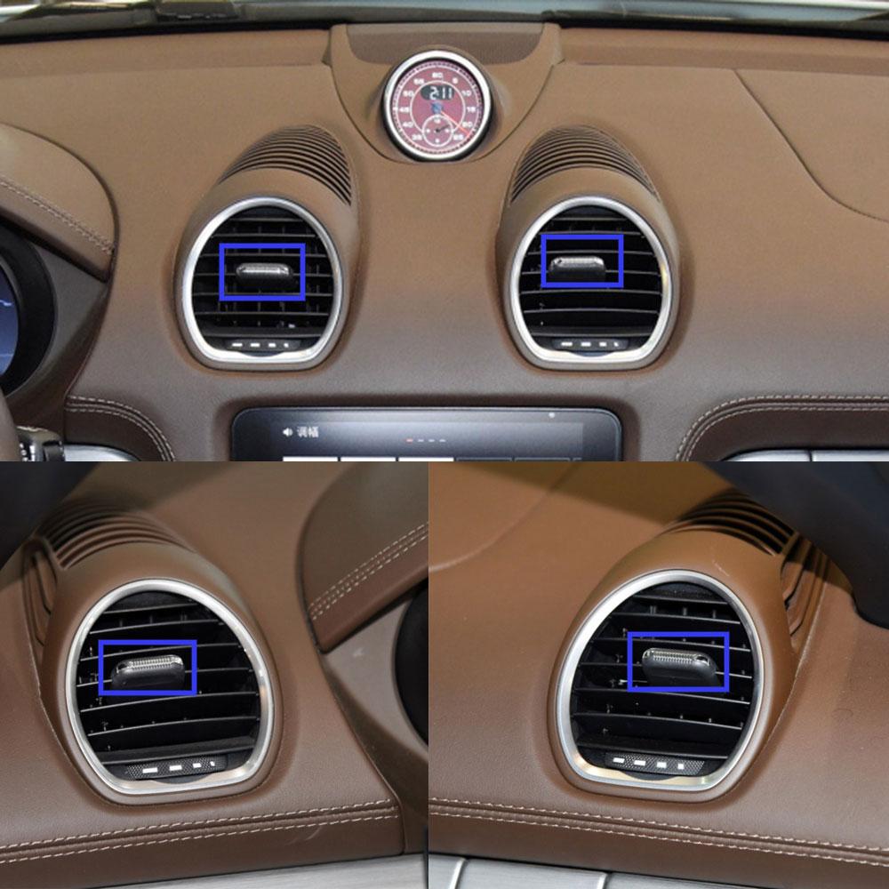 Комплект для ремонта ползунка для кондиционера передней двери, вентиляционной решетки кондиционера для Porsche Boxster Cayman 2016 2017