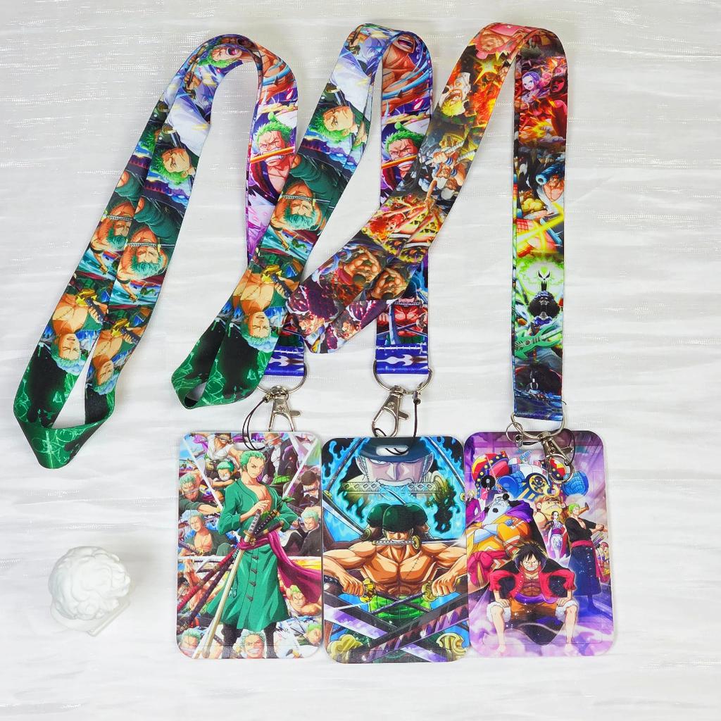 Аниме Мультяшный Держатель для Пропусков Брелоки Шейный Ремешок Для Карты-Пропуска Аниме Держатель для Кредитных Карт Брелоки-Ремешки