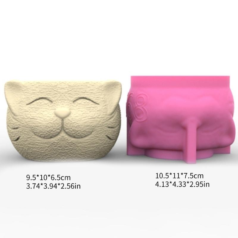 Cute Silicone Mold Succulent Flower Silicone Mold for Crafts Unique Succulent Candle Holders