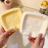 Прочная АБС Мыльница для сыра Легко моющаяся Сливное отверстие Держатель для мыла для ванной Милый поднос для хранения мыла Дом