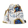 Used 12695 Drawstring Large Bag 7922 Logo Towel Multicolor Calfskin Tan Drawstring Bag Paula's Ibiza Pile White Unisex