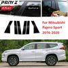 6 шт. накладка на окно, наклейка на колонку BC для Mitsubishi Pajero Sport 2016-полированная стойка