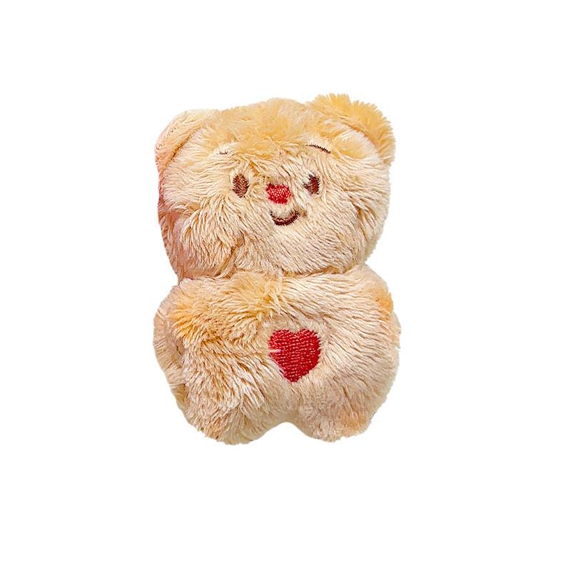 Soft And Cuddly Jinnew Cream Bear Plush Keychain Perfect For Bag Decoration Gift