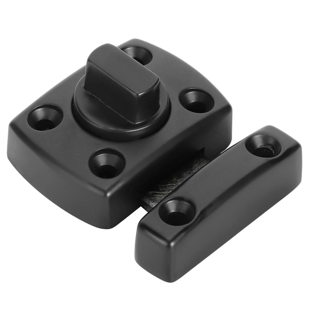 Бытовая утолщенная защитная защелка из цинкового сплава для защиты от воров, защелка для двери, окна, шкафа, черная