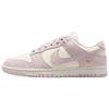 Кроссовки Dunk Low top для скейтбординга Женские Бело-розовые IO4244-100