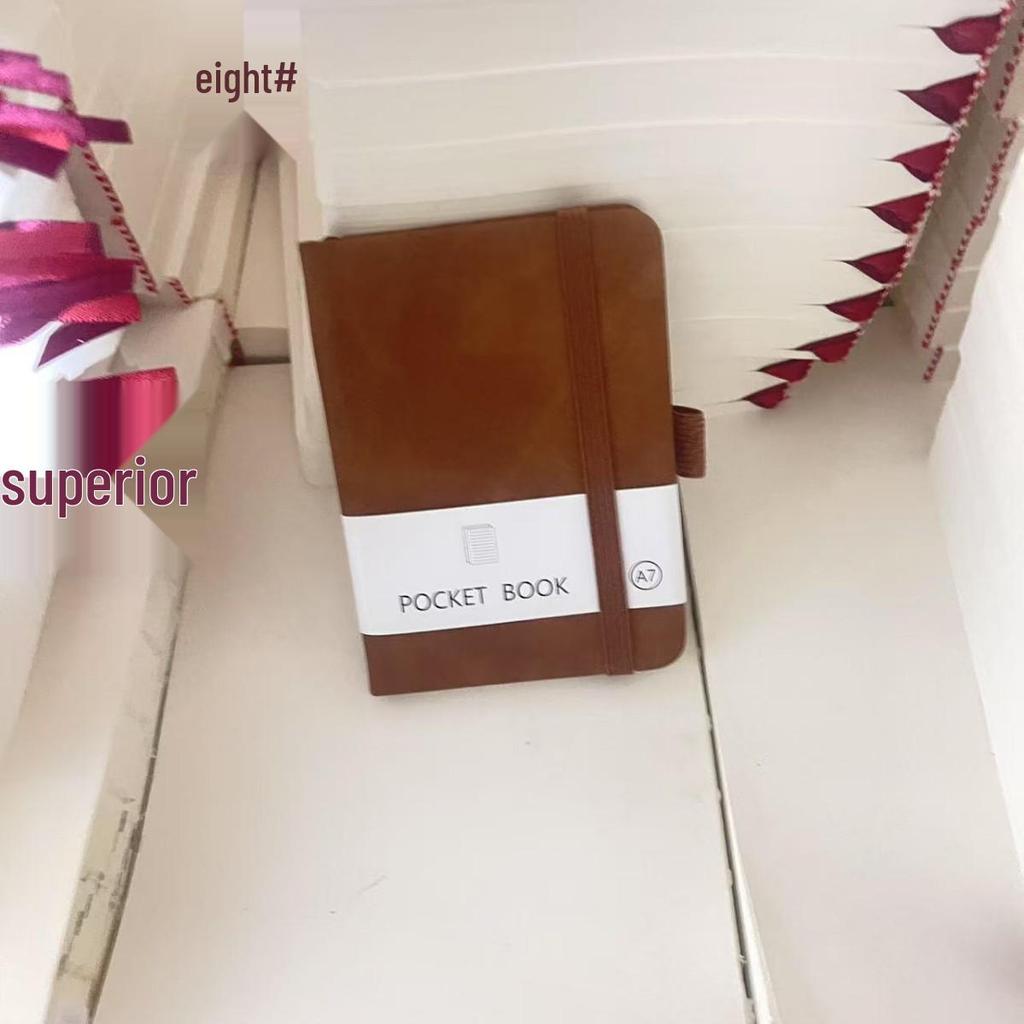 A7 Student Pocket Notebook: Elastic Closure, Portable Journal, Simple Ins Style Diary