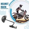 Подставка для шлема мотоцикла, вращающаяся на 180°, настенный держатель для хранения шлема, крючок для вешалки шлема из сплава для велосипедных шлемов