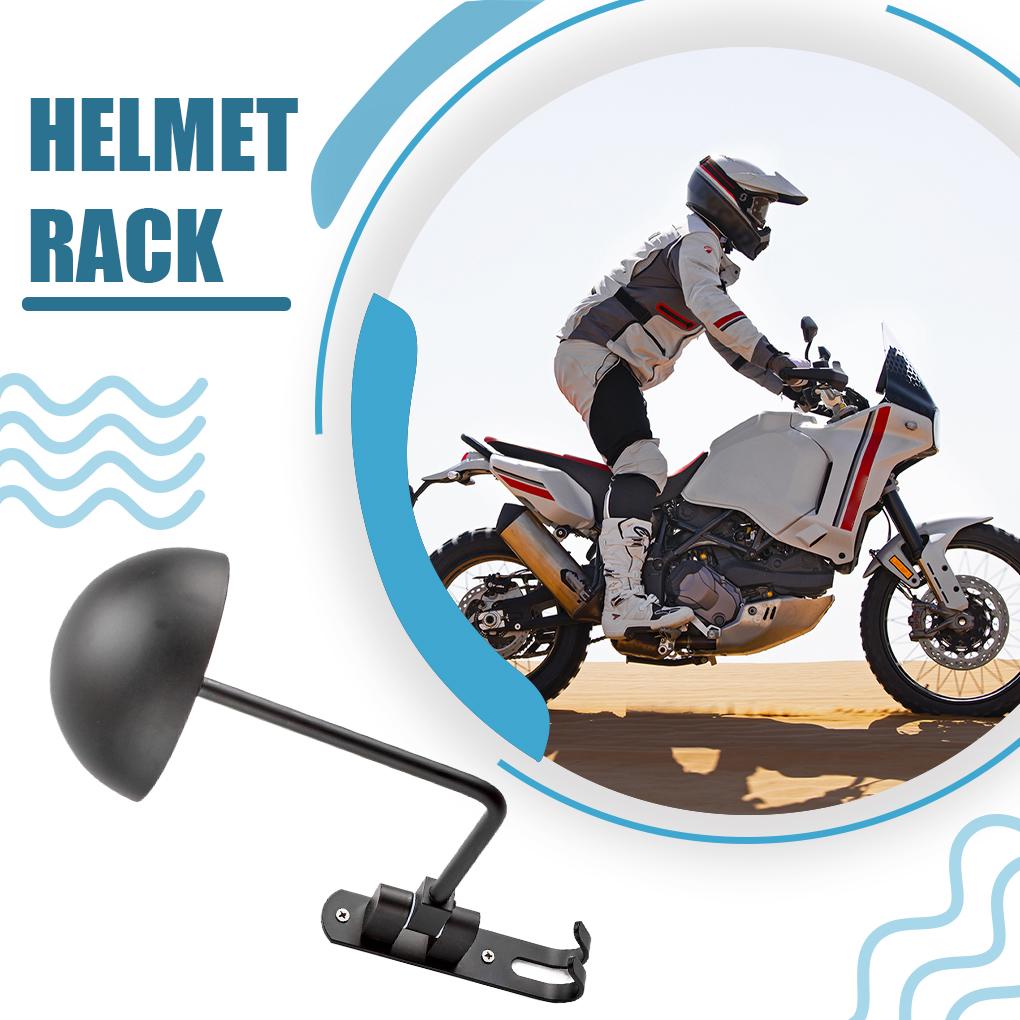 Подставка для шлема мотоцикла, вращающаяся на 180°, настенный держатель для хранения шлема, крючок для вешалки шлема из сплава для велосипедных шлемов
