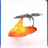 3D Ice Dragon Fire-Breathing Lamp: Decorative Night Light & Art Ornament for Living Room Atmosphere. Perfect Gift!