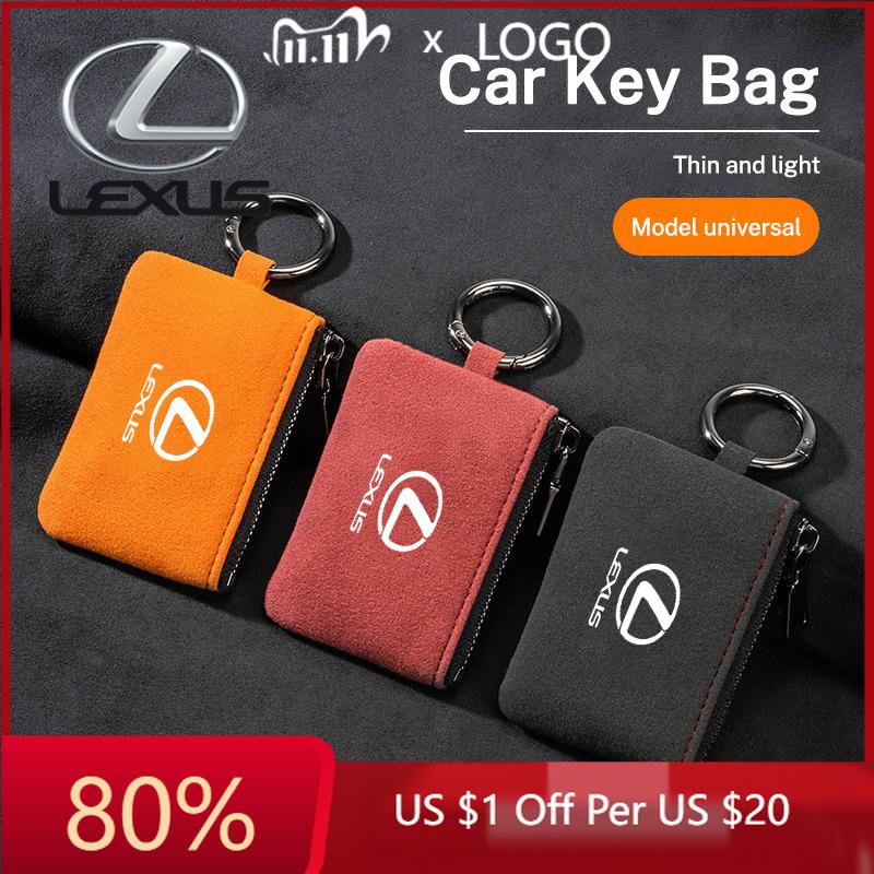 2026 Hot Interior Stickers Car Key Bag Cover Case Leather Key Wallet For Lexus RX330 IS250 Ct200h ES300h RX350 IS300h NX300h GS3
