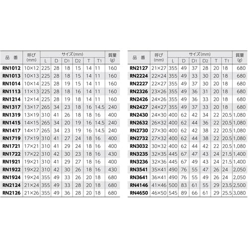 SUPERTOOL Double-Ended Ratchet Wrench RN3641