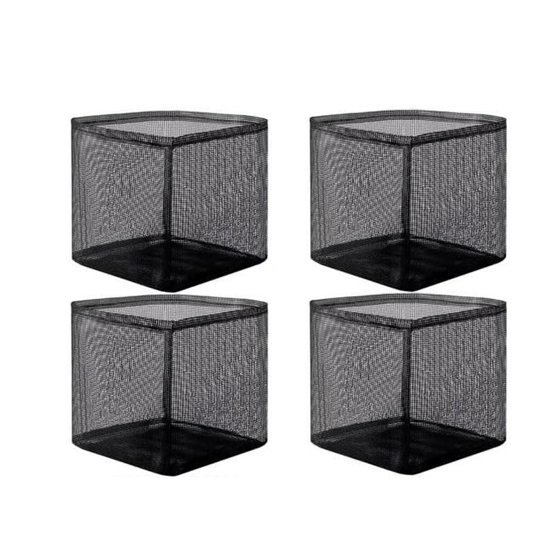 4 шт. Мешки для посадки водных растений 7 дюймов Многоразовые сетчатые горшки для водных растений - Дышащие квадратные горшки для болотных и наземных растений