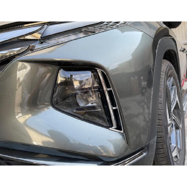 Хромированная ABS накладка на бровь передней противотуманной фары для Hyundai Tucson 2 шт.