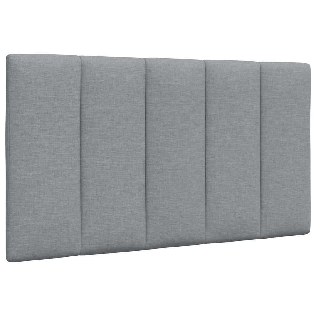 Bed with Mattress Hanko Light Grey 80 x 200 cm Fabric