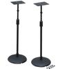 Kiktani Speaker Stand Top 150mmX120mm with Insulator Black Plate Height 575mm~1,045mm AV-SPS