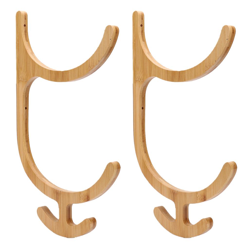 2 Tires Mat Holder 4 Hooks Wall Mounted Mat Storage Rack Accessories Storage for Home Fitness
