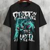 Группа Pierce The Veil Черная Футболка Унисекс Концертная S-5XL Репринт DO793 Унисекс Футболка - Мужская Летняя Хлопковая Футболка с Принтом