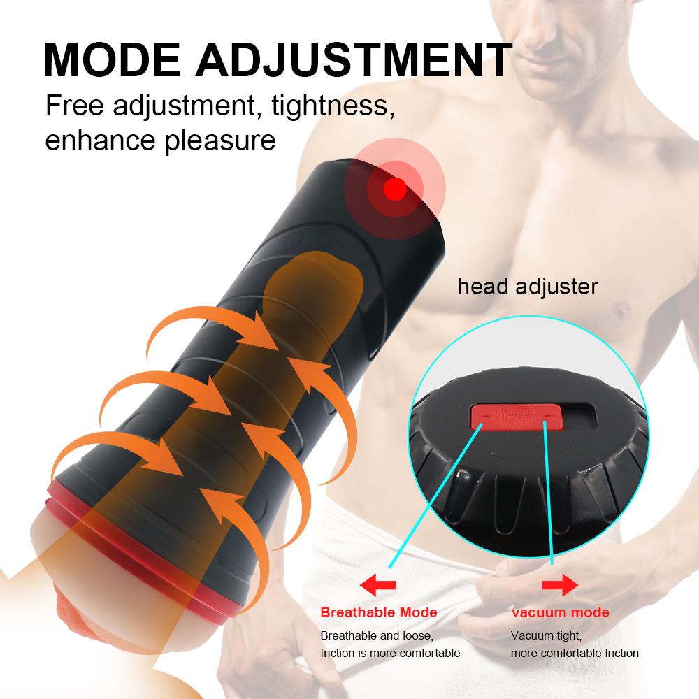 Man Masturbation Cup Sex Toy for Adults, Pleasant Aircraft Cup Vagina Pussy Vaginator, Endurance Exercise Training Sex Tool