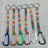 Camping Camping Carabiner Portable Fishing Lanyards Spring Elastic Rope Anti-lost Phone Keychain