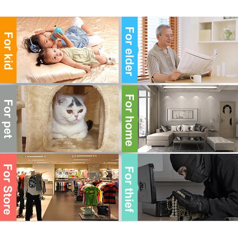 Камера безопасности 1080P HD 3-мегапиксельная Wi-Fi камера с функцией панорамирования/наклона и отслеживанием движения на 355 градусов ИК ночного видения