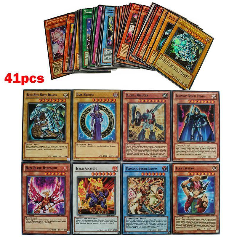 Изысканная Железная Коробка 41 шт. Игровые Карты Yugioh Для Детей и Коллекционеров