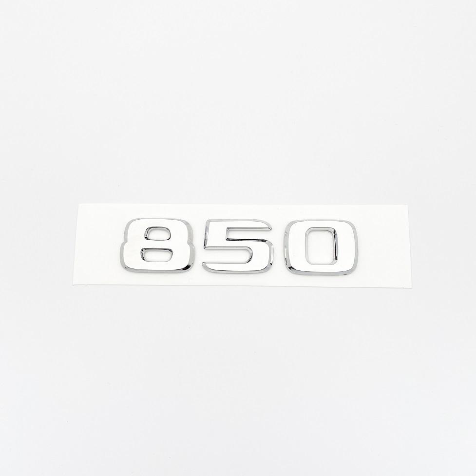 550G 4X4 850 550 D35 B40 D6S B63 3D Letters Chrome Silver Emblem Sticker For W464 Series Car Fender Trunk Rear Badge Sticker