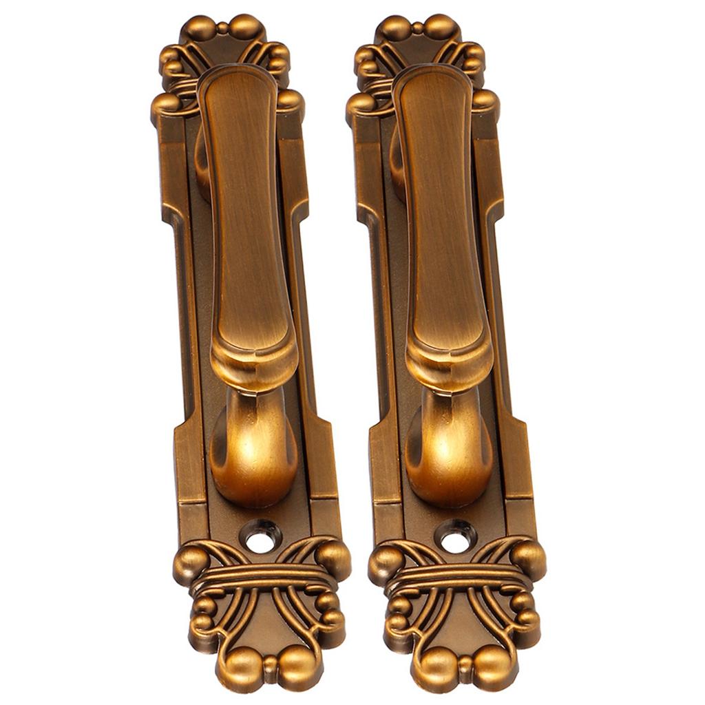 2Pcs/Set European Style Antique Zinc Alloy Door Pull Handle Cabinet Hardware Accessory