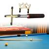 Pool Cue Holder Snooker Part Pool Cue Bridge with Removable Bridge Head Retractable Snooker Billiard Cue Stick Bridge