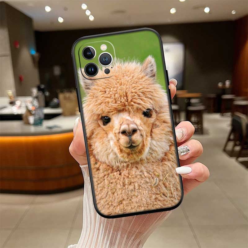NH5 Alpaca New High-End Shell Phone Case for iPhone SE X XS XR 16E 17 11 Pro Max 8 7 6 6s Plus Air