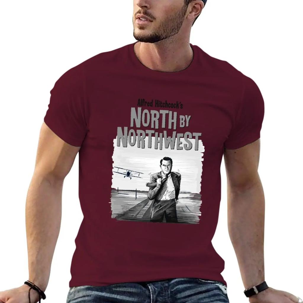 New Alfred Hitchcocks North by Northwest TShirt hippie clothes oversized t shirt custom t shirt men t shirts