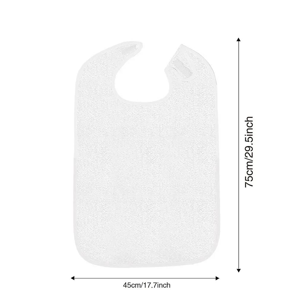 Anti-fouling Bib for Men and Women Adjustable The Elderly Apron for Eating When Sick Adult Specific Neck Care Bib Hospital