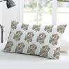 Modern Minimalist White Linen Cushion Cover For Bedroom And Home Use
