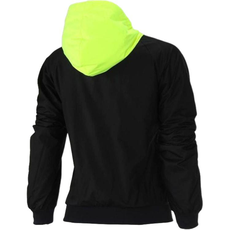 Nike Куртка WINDRUNNER женская 011 с капюшоном, средней толщины, другая расцветка, артикул 643085-011