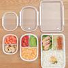 Отдельный ланч-бокс Портативный ланч-бокс Bento Box Герметичный пищевой контейнер Посуда для микроволновой печи Ланч-бокс Белые ящики для хранения